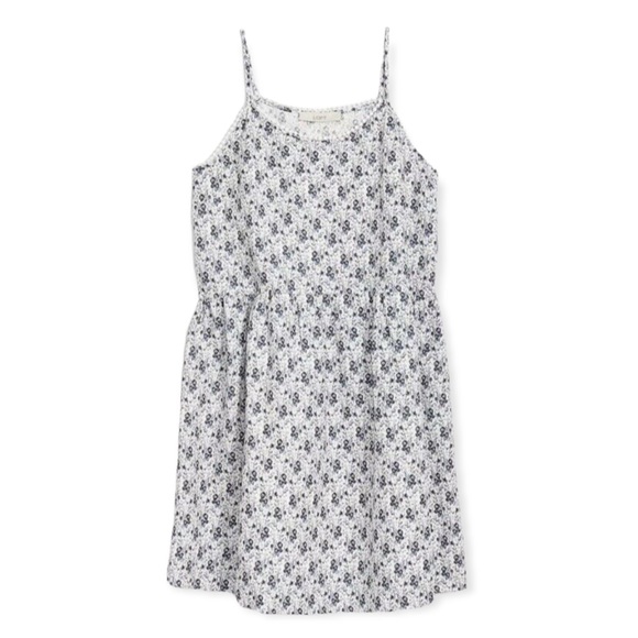 LOFT Dresses & Skirts - LOFT Blue Floral Spaghetti Strap Dress